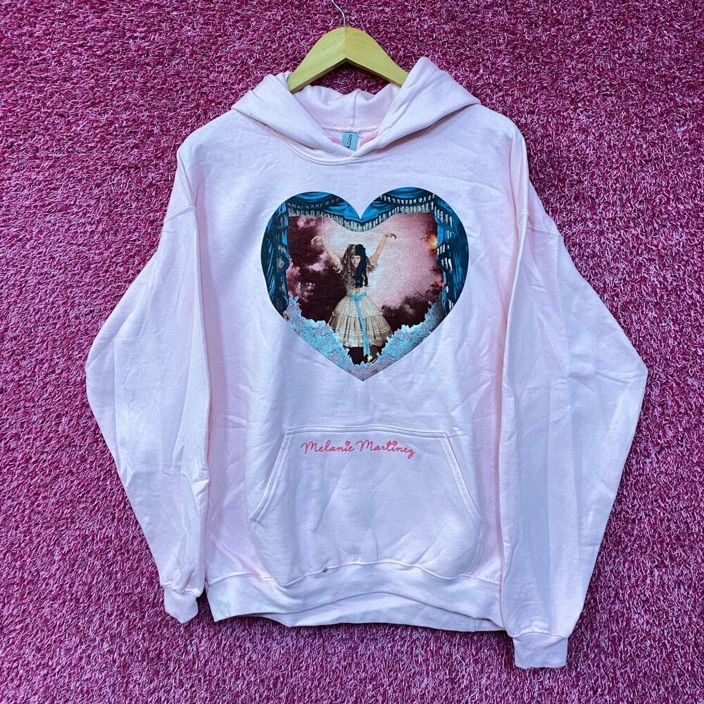 Melanie Martinez Pink Graphic Heart Hoodie